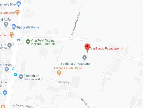 Mappa Studio Proctologo Mario Petracca PADOVA